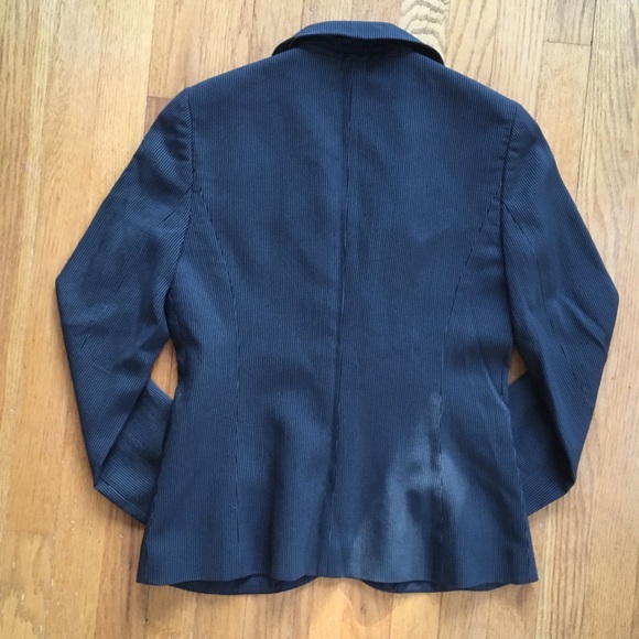 Ann Taylor Gray Pinstripe Blazer - Picture 5 of 6